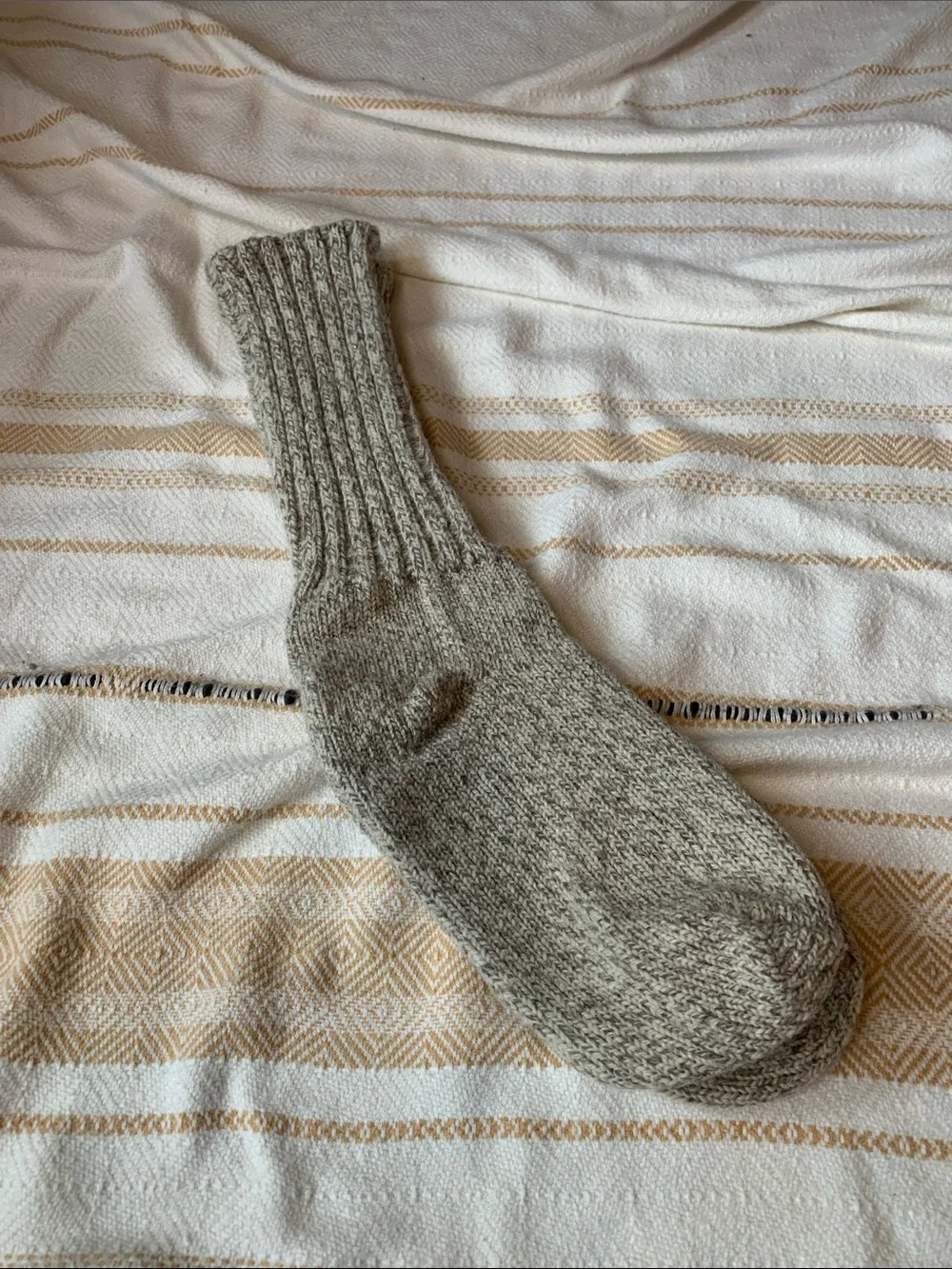 L.L. Bean Wool Stretch Socks Size Large